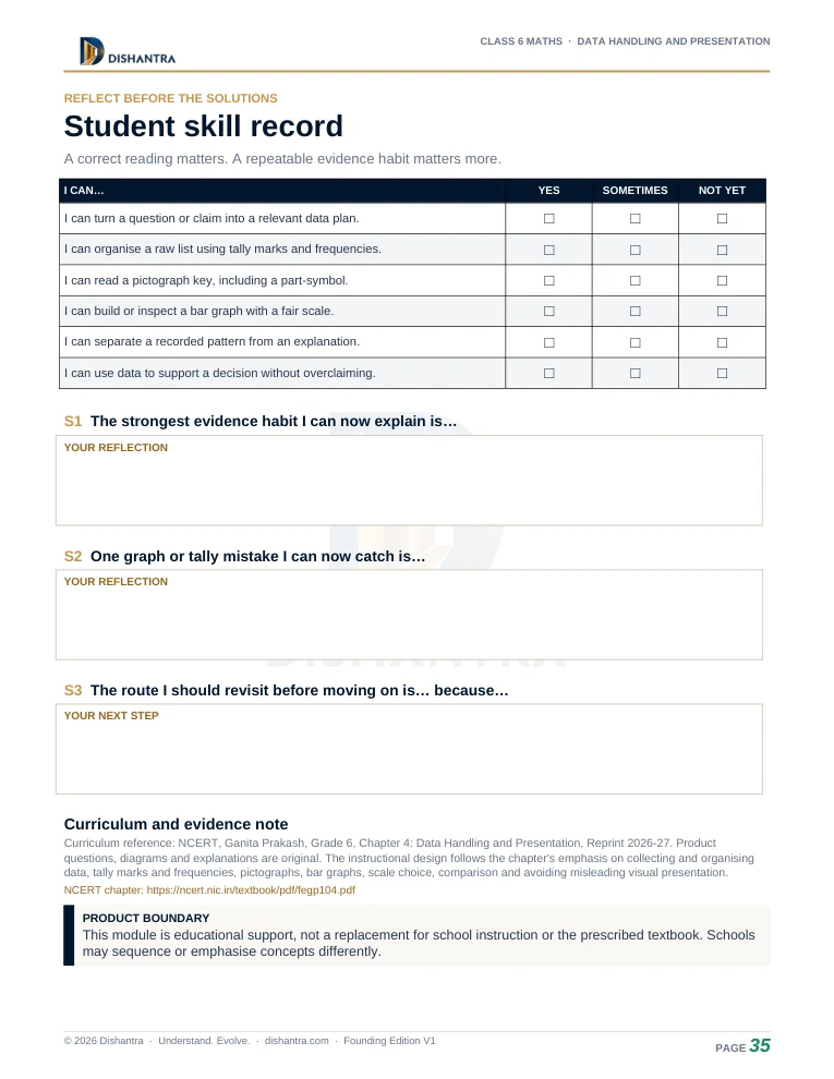 Sample page 35 from Data Handling and Presentation