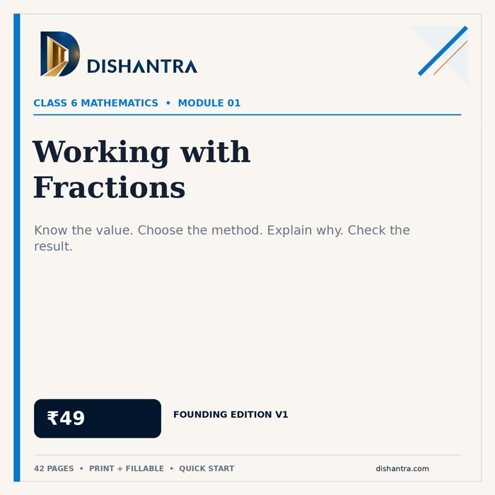 Working with Fractions cover